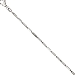 1,4mm Gliederkette Collier Kette Halskette 925 Silber Karabiner 45cm