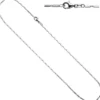1,4mm Gliederkette Collier Kette Halskette 925 Silber Karabiner 50cm