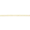 5,7mm Halskette Collier Panzerkette oval flach aus 333 Gold Gelbgold massiv 50cm