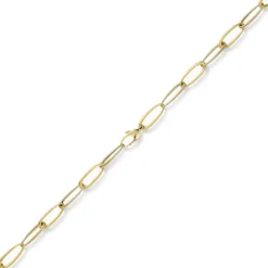 10mm Halskette Collier Phantasiekette aus 585 Gold Gelbgold matt/glänzned 50cm