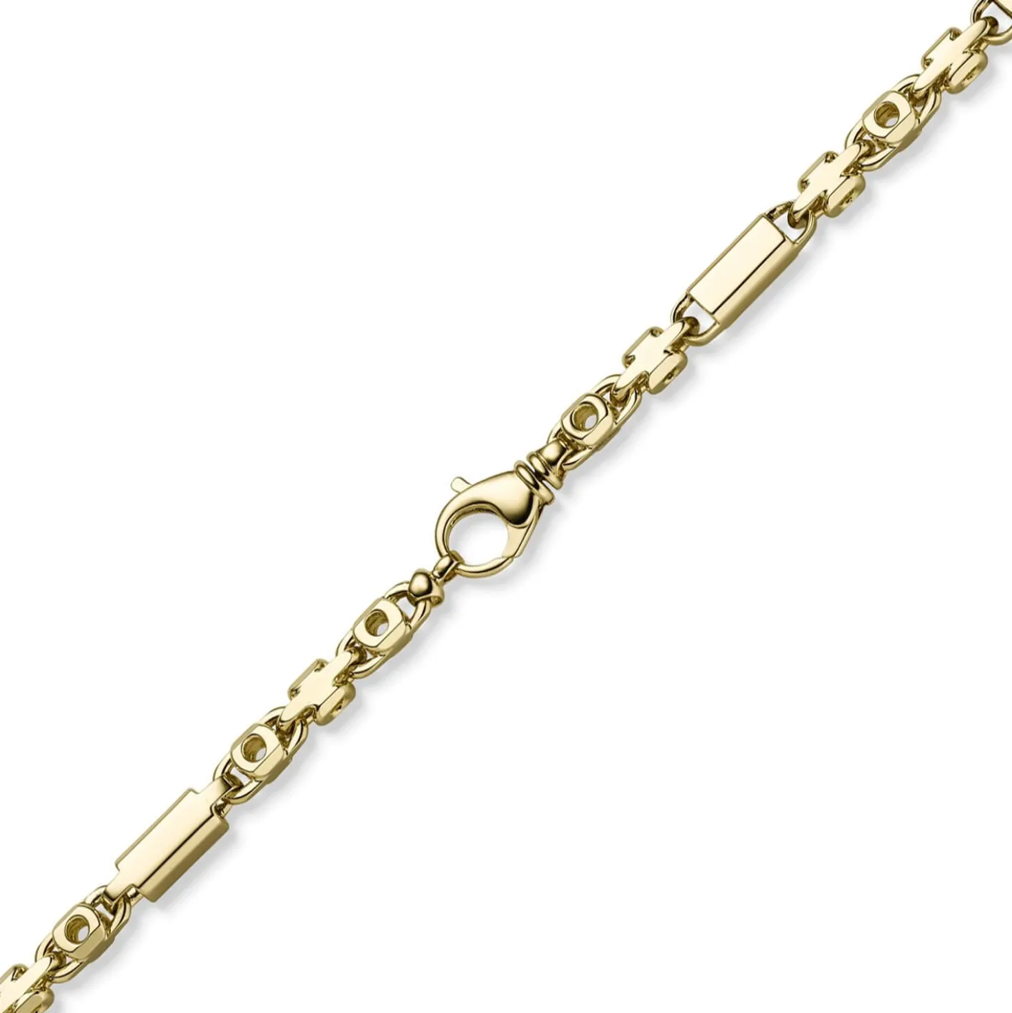 6,5mm Halskette Monte Carlo Kette aus 585 Gold Gelbgold massiv 65cm