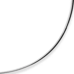2mm Halsreif Omegakette Tondakette Kette Collier Halskette aus 925 Silber 40cm