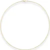 1,2mm Halsreif Omegareif Halskette aus 375 Gold Gelbgold 40cm