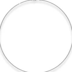 1,5mm Halsreif Omegareif Halskette aus 925 Silber rhodiniert 45cm