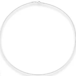 1,5mm Halsreif Omegareif Halskette aus 925 Silber 42cm