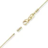 1,5mm Halsreif Omegareif Omegakette Collier 585 Gold Gelbgold 45cm abschraubbar