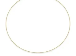 1mm Halsreif Omegareif Omegakette 750 Gold Gelbgold Goldkette 45cm abschraubbar