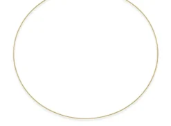 1mm Halsreif Omegareif Omegakette 585 Gold Gelbgold Goldkette 50cm abschraubbar