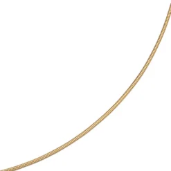 1,1mm Halsreif Reif Kette rund, 585 Gold Gelbgold, 50cm