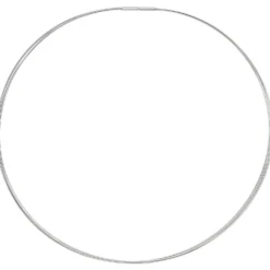 1,3mm Halsreif 5-reihige Halskette aus Edelstahl Edelstahlkette Halsschmuck 45cm
