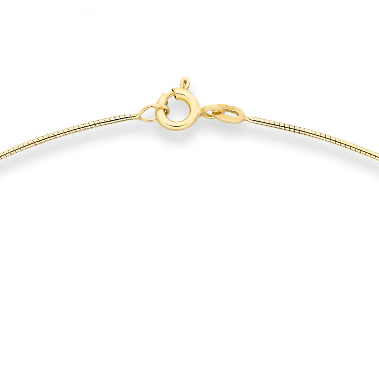 0,8mm Halsreif Tondakette Collier Omegareif Halskette aus 585 Gold Gelbgold 42cm