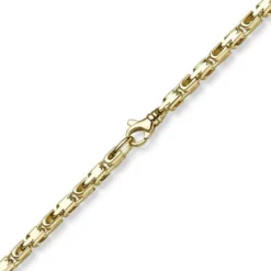 4,5mm Herren Armband Armschmuck Armkette aus 750 Gold Gelbgold 21cm