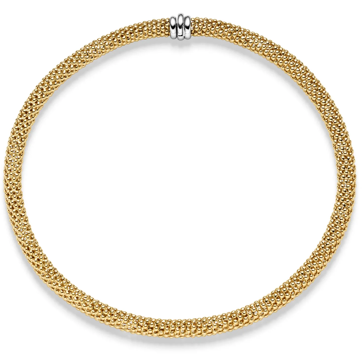 8,5mm Himbeer Kette Collier Halsschmuck aus 585 Gold Gelbgold 45cm