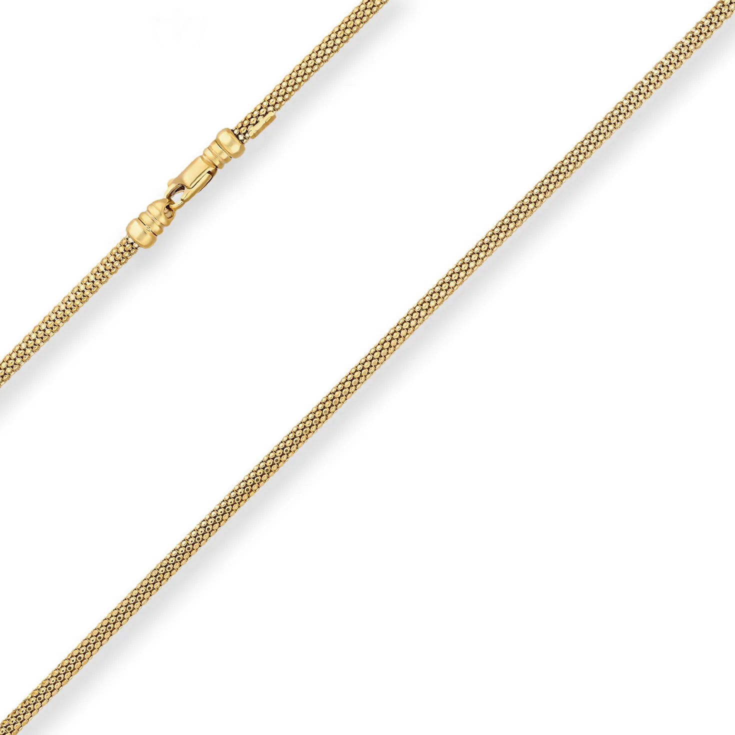 3mm Himbeerkette Goldkette Collier Halskette aus 585 Gold Gelbgold 45cm