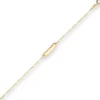 1,5mm Id-Armband Figarokette diamantiert Armschmuck aus 585 Gold Gelbgold 16cm