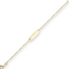1,5mm Id-Armband Figarokette diamantiert Armschmuck aus 375 Gold Gelbgold 16cm