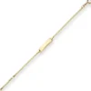 1,7mm Id-Armband Panzerkette Armschmuck aus 585 Gold Gelbgold 14cm
