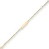 2,1mm Id-Armband Panzerkette Goldarmband Armschmuck aus 585 Gold Gelbgold 16cm