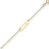 1,4mm Id-Armband Panzerkette Herz Armschmuck aus 333 Gold Gelbgold 14cm