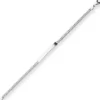 3,8mm Id-Armband Panzerkette Schildband Armschmuck aus 925 Silber 17cm