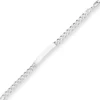 6,5mm Id-Armband Panzerkette Silberarmband Armschmuck aus 925 Silber 19cm