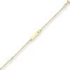 1,7mm Id-Armband Panzerkette Stern Armschmuck aus 333 Gold Gelbgold 14cm