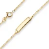 1,6mm Id-Armband S-Panzerkette Goldarmband Armschmuck aus 585 Gold Gelbgold 12cm