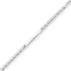 5,4mm Id-Armband Tigeraugenkette Silberarmband Armschmuck aus 925 Silber 19cm