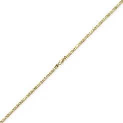 3mm Jeukette Kette Collier Halskette, 585 Gold Gelbgold massiv, 60cm