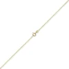 1,2mm Kette Ankerkette Collier aus 585 Gold Gelbgold diamantiert 42cm