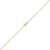 1,2mm Kette Ankerkette Collier aus 750 Gold Gelbgold diamantiert 45cm