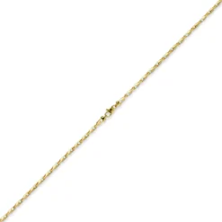 3mm Kette Collier Alainkette aus 585 Gold Gelbgold, 45cm, Unisex