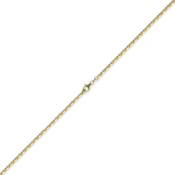 2,5mm Kette Collier Ankerkette aus 585 Gold Gelbgold, 45cm,