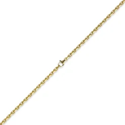 4mm Kette Collier Ankerkette aus 585 Gold Gelbgold, 60cm, Herren