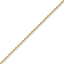 3mm Kette Collier Ankerkette aus 585 Gold Gelbgold, 50cm