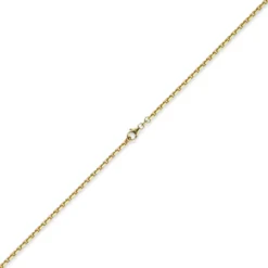 2,5mm Kette Collier Ankerkette aus 750 Gold Gelbgold 60cm Unisex Goldkette
