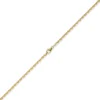 3mm Kette Collier Ankerkette aus 750 Gold Gelbgold, 45cm, Unisex
