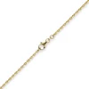 1,8mm Kette Collier Ankerkette diamantiert Halskette aus 750 Gold Gelbgold, 50cm