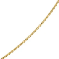 1,5mm Kette Collier Ankerkette Halskette 750 Gold Gelbgold 55cm