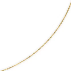 1,5mm Kette Collier Ankerkette Halskette 750 Gold Gelbgold 55cm