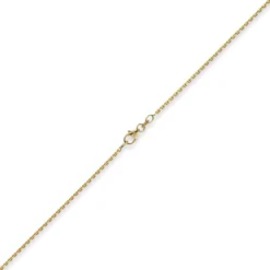 1,5mm Kette Collier Ankerkette Halskette, 585 Gold Gelbgold, 60cm