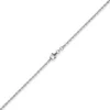1,8mm Kette Collier Ankerkette Halskette, 585 Gold Weißgold, 40cm