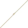 1,5mm Kette Collier Ankerkette Halskette, 585 Gold Gelbgold, 45cm Unisex