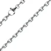 4mm Kette Collier Ankerkette Halskette aus 585 Gold Weißgold massiv 45cm