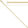 1,2mm Kette Collier Bingokette aus 585 Gold Gelbgold, für Damen, 45cm