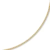 3,5mm Kette Collier Erbskette aus 585 Gold Gelbgold, 55cm, Unisex
