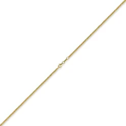 2,2mm Kette Collier Kügelchenkette Kugelkette, 585 Gold Gelbgold, 50cm