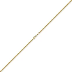 2,2mm Kette Collier Kügelchenkette Kugelkette, 750 Gold Gelbgold, 42cm