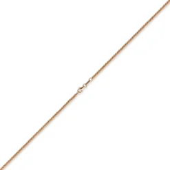 2,2mm Kette Collier Kügelchenkette Kugelkette, 750 Gold Rotgold, 42cm