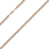 4mm Kette Collier Kugelkette diamantiert aus 585 Gold Rotgold 50cm